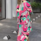 Forest Fanatic | Pink Knee-Length Dress