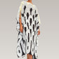 Monochrome Magic | Black & White Party-Wear Kaftan
