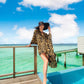 Wild Side | Feline Print Asymmetrical Dress