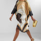 Desert Storm | Brown Mid-Length Kaftan