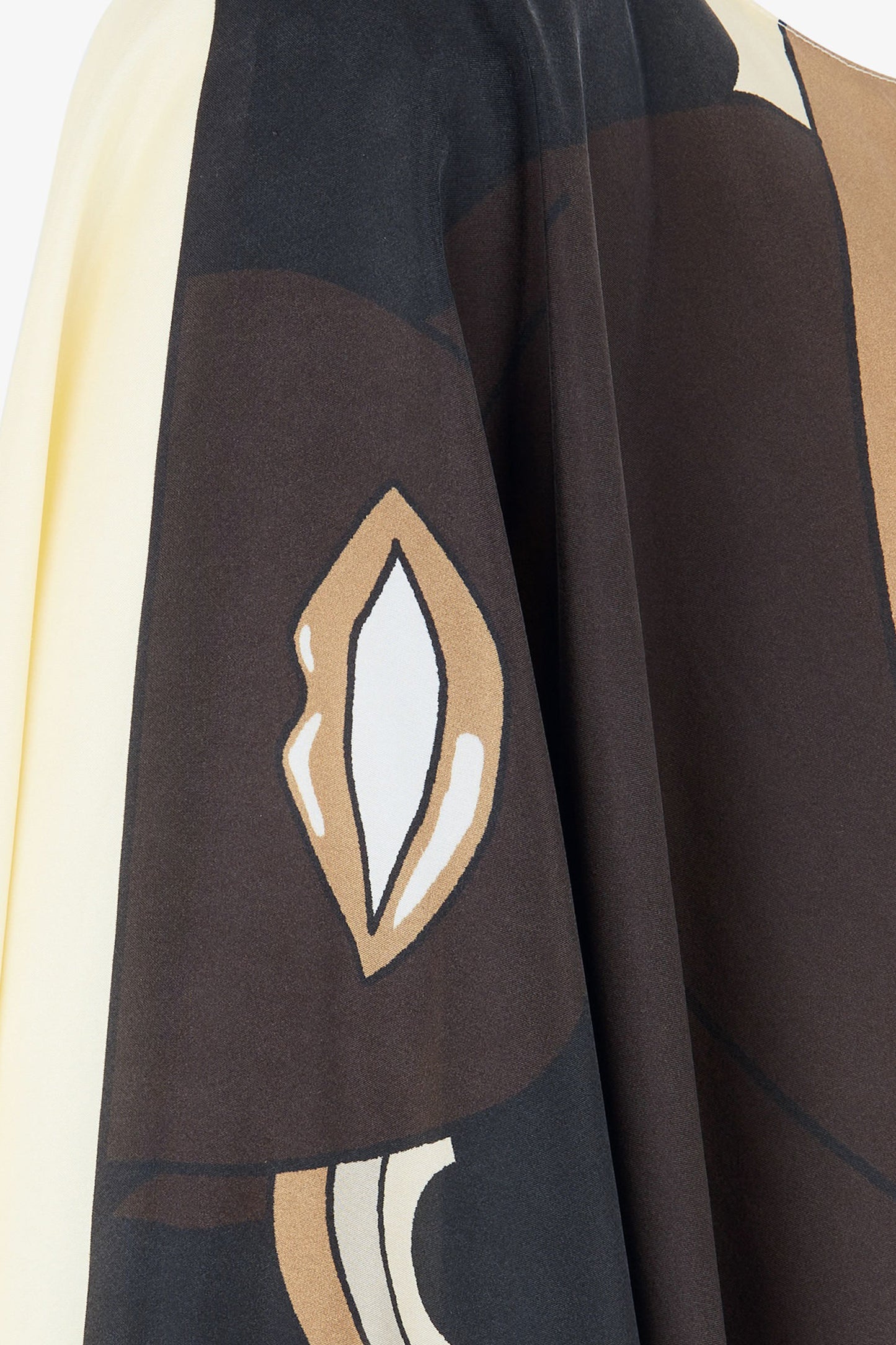 Desert Storm | Brown Mid-Length Kaftan