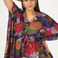 Purple Chrysanthium | 100% Cotton Kaftan