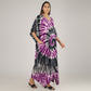 Purple Swirl | 100% Rayon Purple Kaftan With Pockets