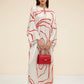 Wavy Wanderlust | Red White Kaftan
