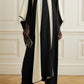 Ebony & Ivory | Black & White Party-Wear Kaftan Dress