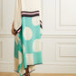 Earthen Threads Party Wear Beach Kaftan Kimono Crepe Dress-J5585
